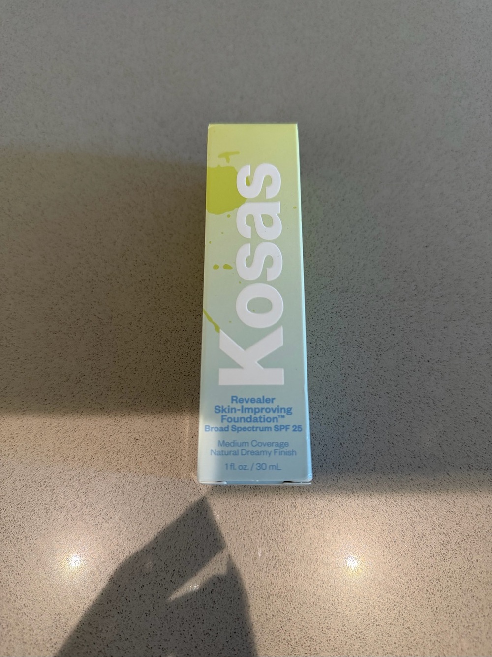 Kosas Skin-Improving Foundation Box in Light Green